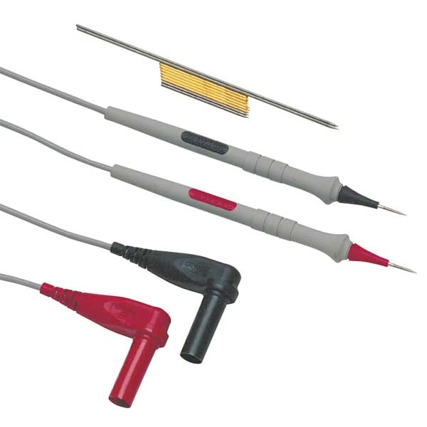 Test Leads, 39 In. L, Gray