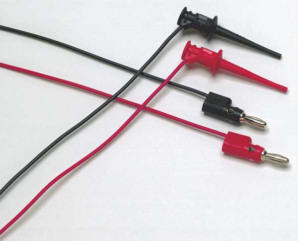 Mini Pincer Test Leads, 36 In. L