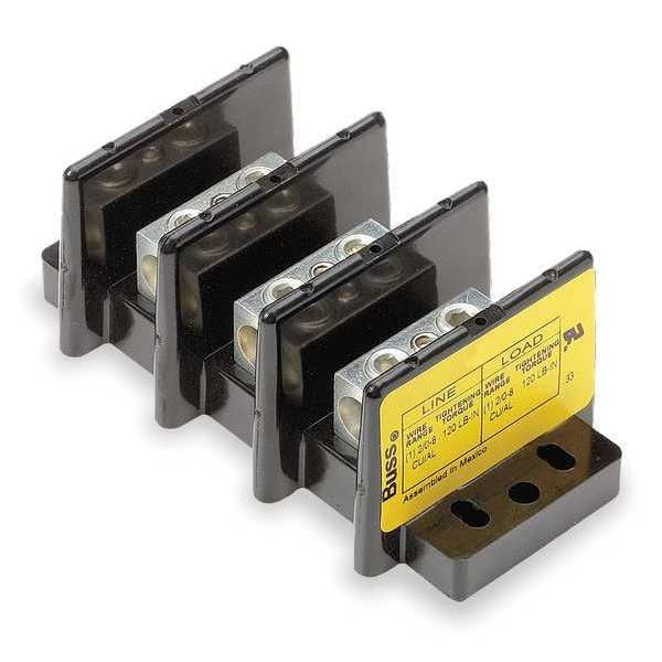 Pwr Dist Block, 310A, 3P, 1P Primary, 600V