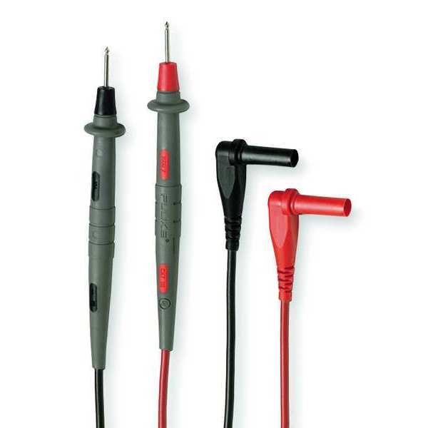 Test Leads, 48 In. L, Black/Red