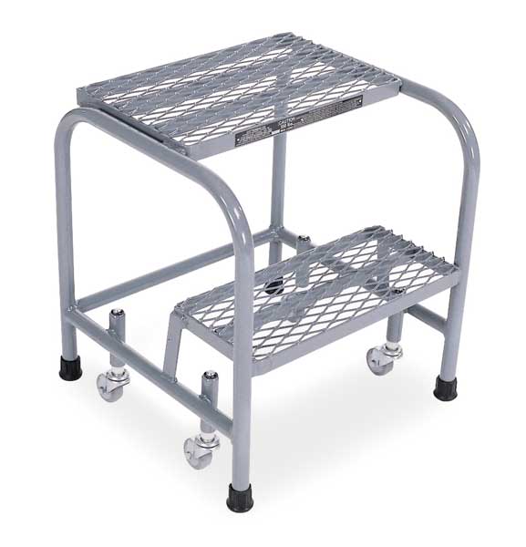 20 in H Steel Rolling Step, 2 Steps