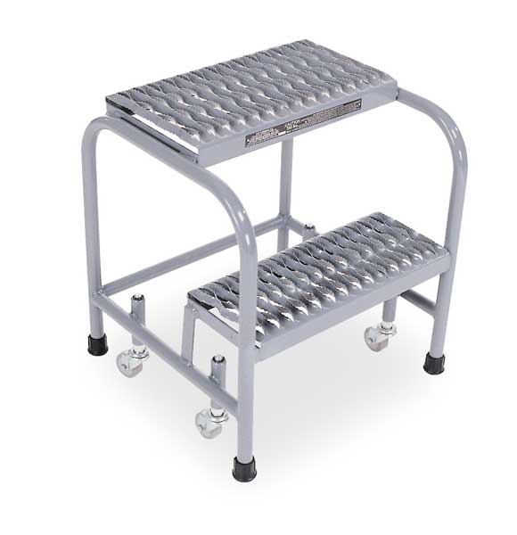 20 in H Steel Rolling Step, 2 Steps