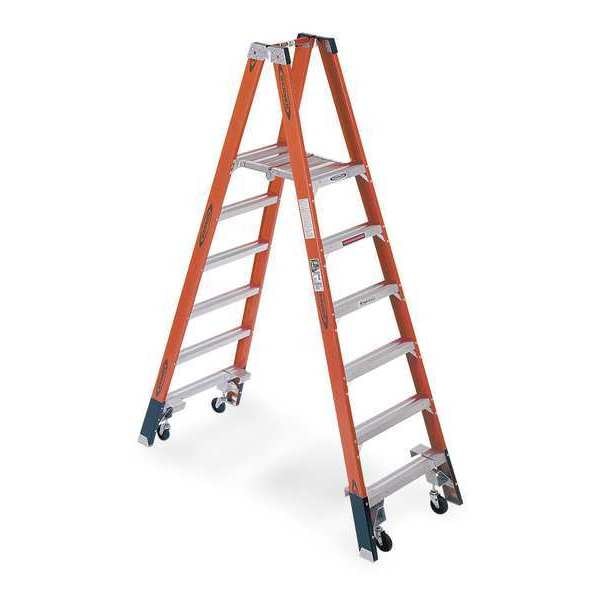 8 ft Fiberglass Twin Platform Stepladder