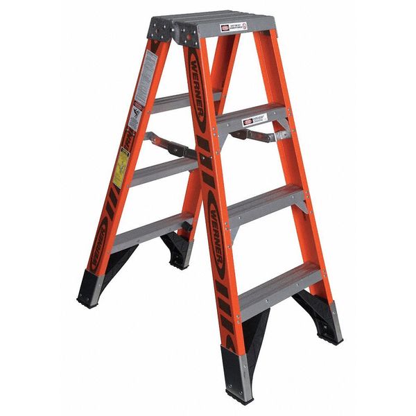 4 ft. Fiberglass Twin Stepladder
