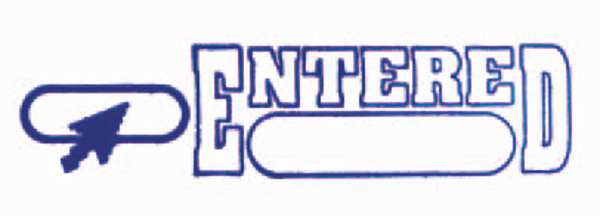 Microban Message Stamp, Entered, 13/64