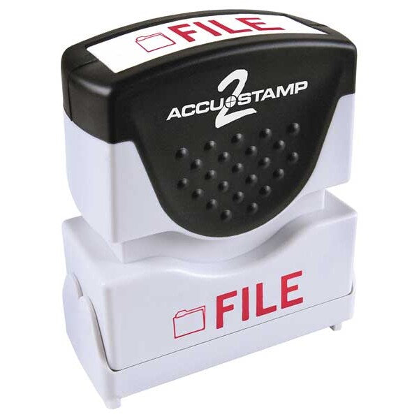 Microban Message Stamp, File, 3/8