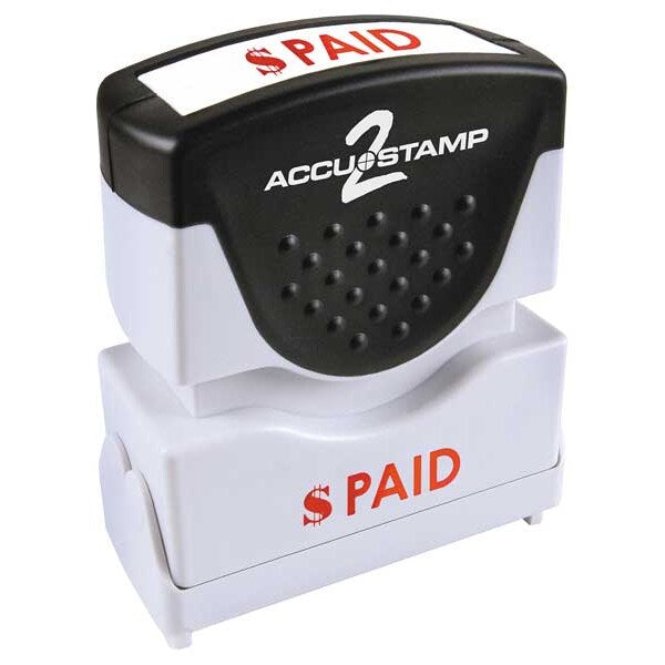 Microban Message Stamp, Paid, 3/8