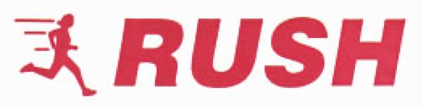 Microban Message Stamp, Rush, 3/8