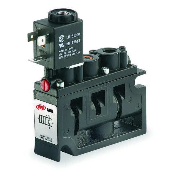 Solenoid Air Control Valve, 1/4 In, 120VAC