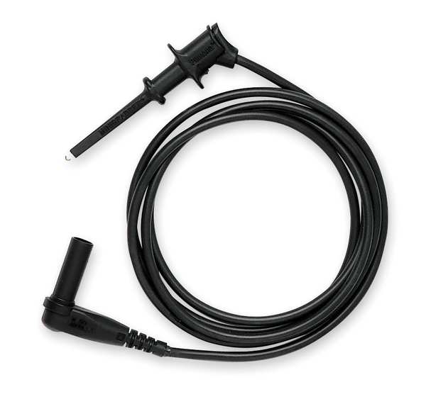 Mini Hook Test Lead, 48 In. L, Black