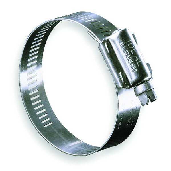 Hose Clamp, 2 to 4-1/8 In, SAE 412, SS, PK10