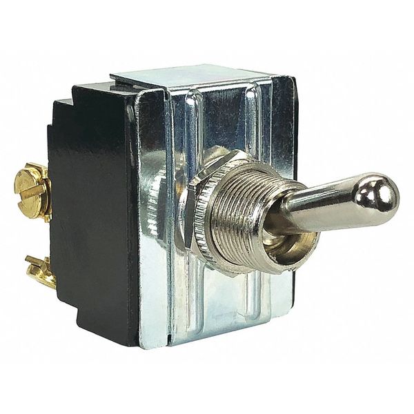 Toggle Switch, 3PST, 6 Connections, Off/On, 3/4 hp, 10A @ 250V AC, 15A @ 125V AC