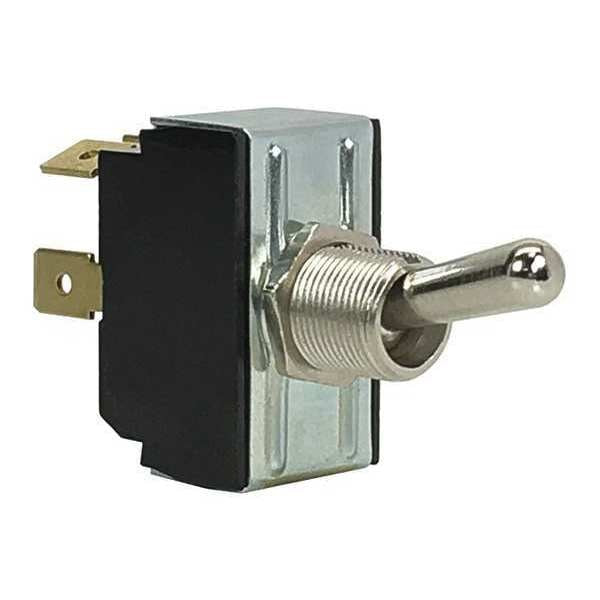 Toggle Switch, DPST, 4 Connections, On/Off, 3/4 hp, 10A @ 250V AC, 15A @ 125V AC