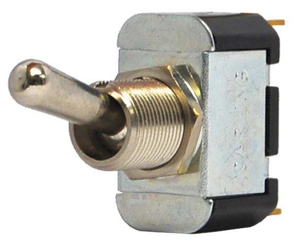 Toggle Switch, SPDT, 3 Connections, On/On, 3/4 hp, 10A @ 250V AC, 15A @ 125V AC