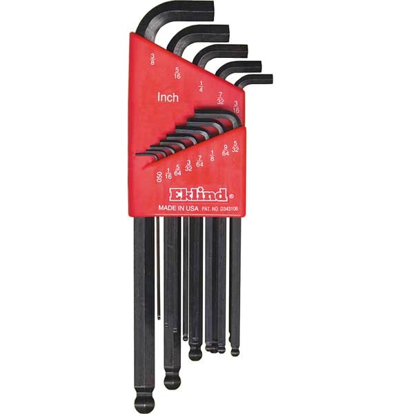 13 Piece SAE L-Shape Hex Key Set, 13113