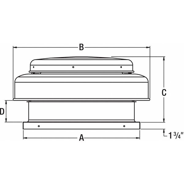 Exhaust Vent, 18 In