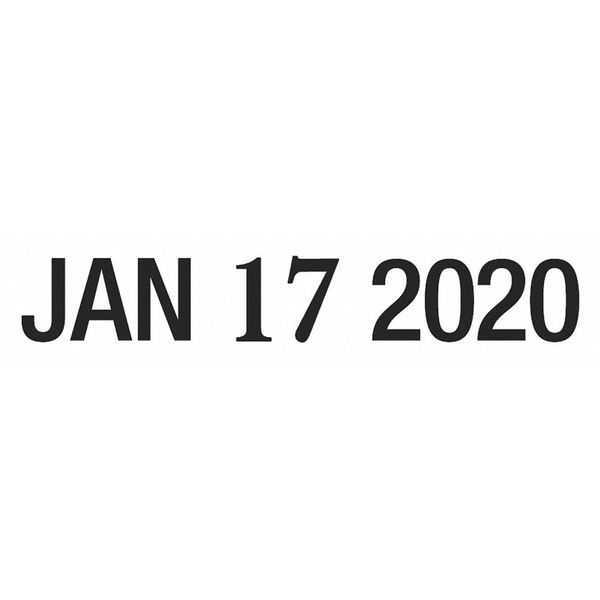 Self-Ink Microban Date Stamp, Font 14