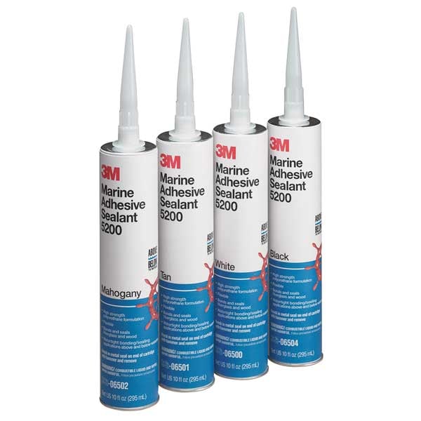 Marine Sealant, 10 oz, Cartridge, Mahogany, Polyurethane Base