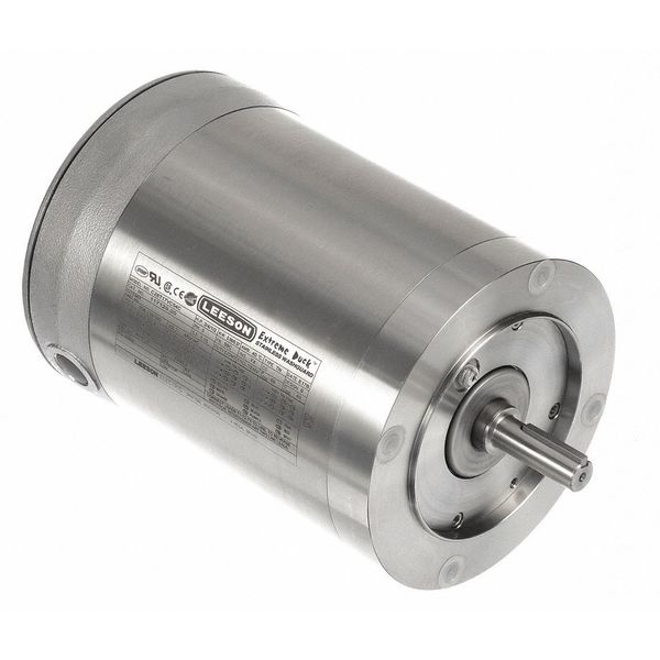 Washdown Motor, 3 Ph, TENV, 3/4 HP, 1725 rpm
