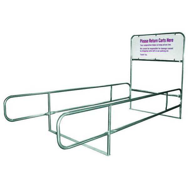Cart Corral, Single Wide, 168 x 32
