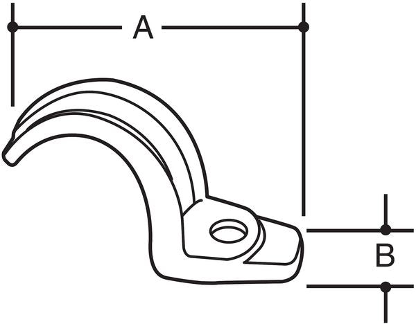 Strap, Malleable Iron, Size 1