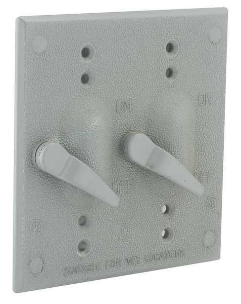2 -Gang Vertical Weatherproof Cover, 4.531