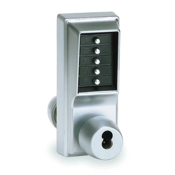 Push Button Lock, Entry, Key Override