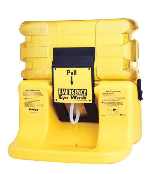 On-Site Eyewash Station in Yellow