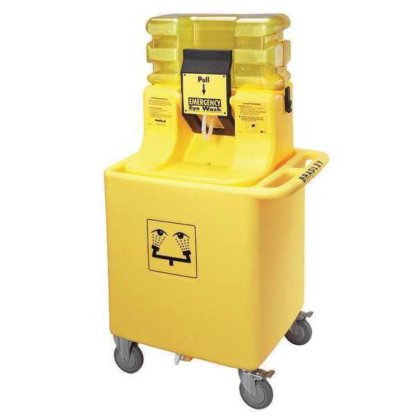 On-Site Eyewash Station in Yellow