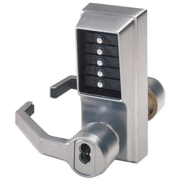 Push Button Lock, Entry, Key Override