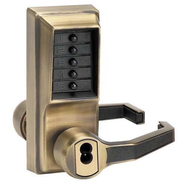 Push Button Lock, Entry, Key Override