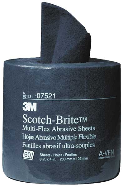 Sanding Hand Pad Roll, Alum. Oxide, VF