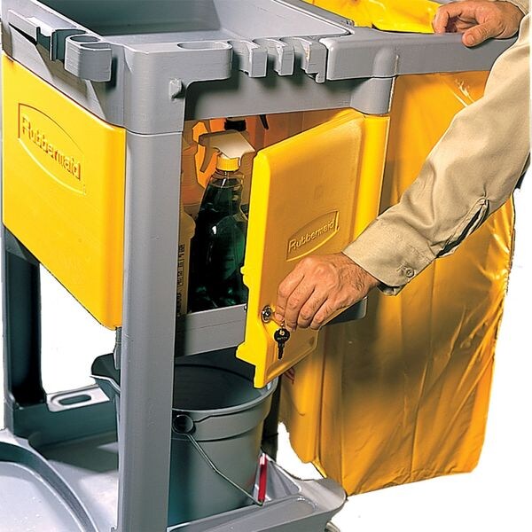 Optional Locking Cabinet, Yellow