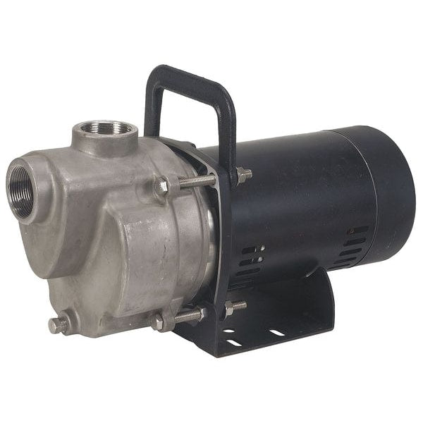 Self Priming Centrifugal Pump, 1 1/2 hp, 115/230V AC, 1 Phase, 59 ft Max Head