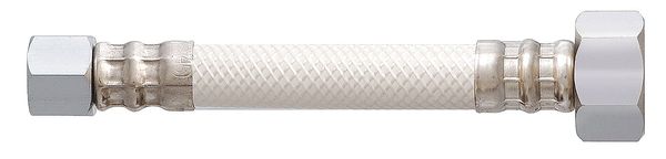 Braided Connector, 3/8 COMPx1/2 FIPx20 L