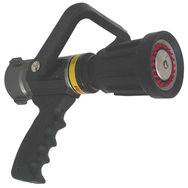 Fire Hose Nozzle, 1-1/2 In., Black