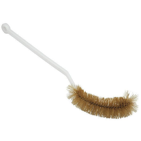 Volumetric Flask Brush, 10 in L Handle, 4 in L Brush, Natural, Plastic, 14 in L Overall