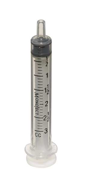 Syringe Regular Luer, PK100