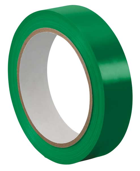 Bag Sealing Tape, UPVC, Green, 3/8In x 72Yd