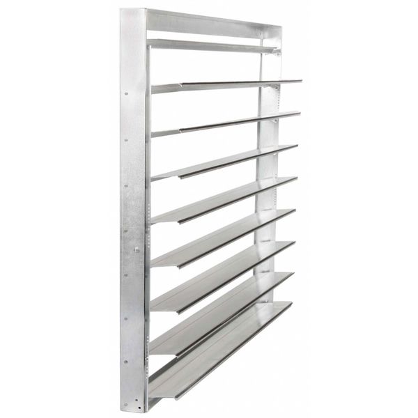 36 in Backdraft Damper / Intake Shutter, 37 in x 37 in