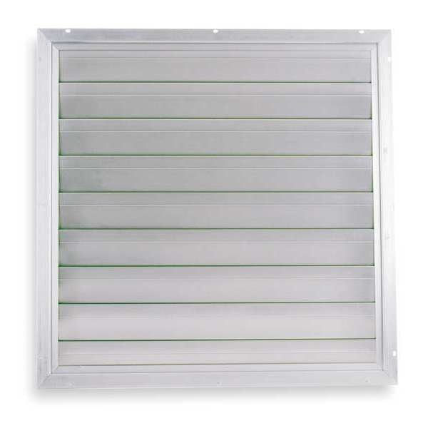 48 in Backdraft Damper / Intake Shutter, 49 in x 49 in
