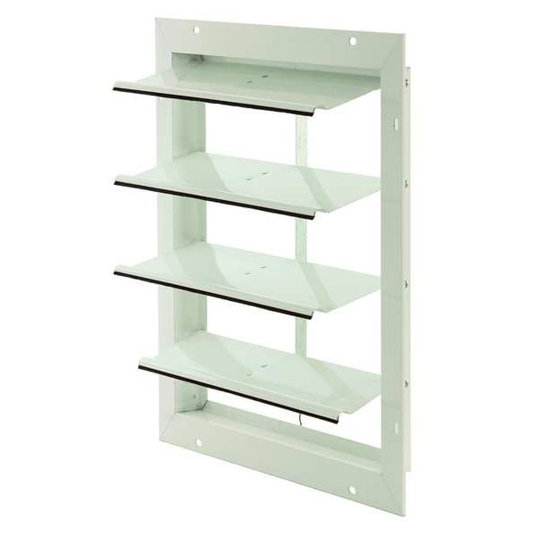 16 in Backdraft Damper / Gable Shutter, 17 in x 17 in