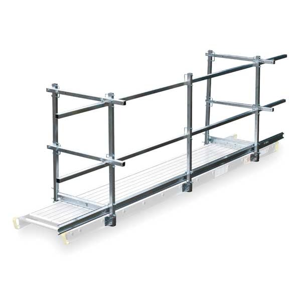Guard Rail and Toe Board System, 16 ft. L