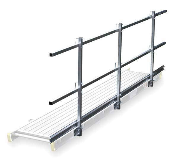 Guard Rail and Toe Board System, 24 ft. L
