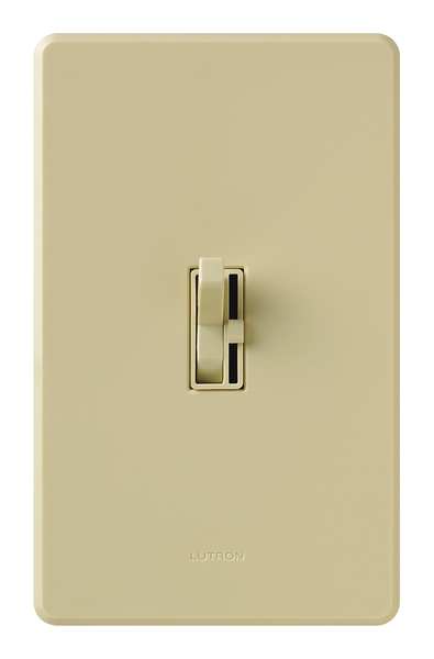 Lighting Dimmer, Toggle, Fluorescent, Ivory