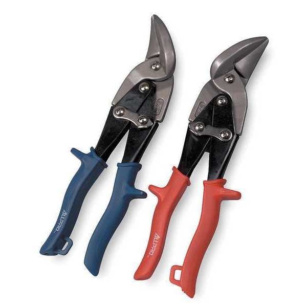 Offset Aviation Snip Set, Left/Right, 9 3/4 in, Forged steel