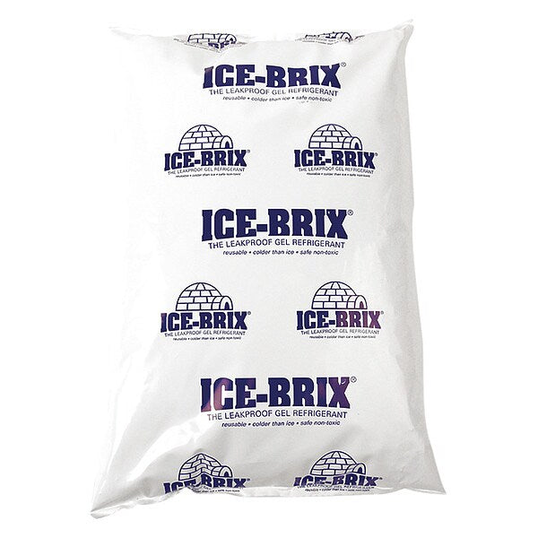 Ice-Brix Poly Pouch, Reuseable, Leakproof, 31 oz., Pk4