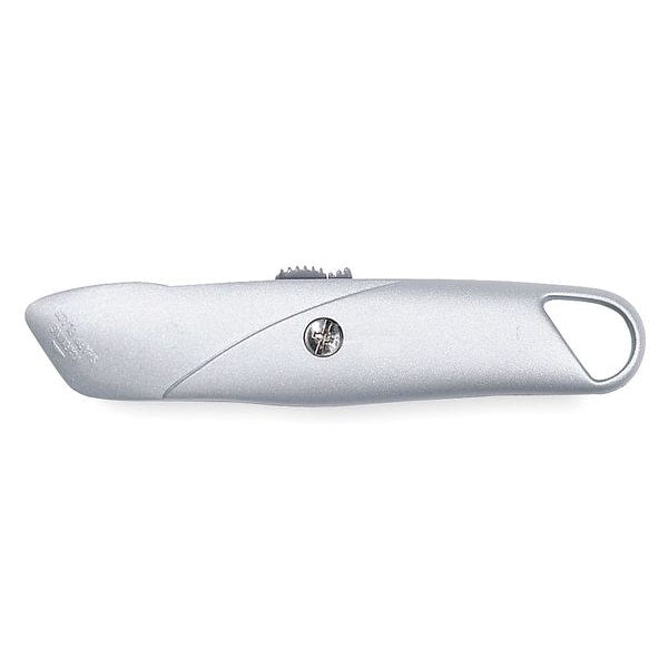 6 in. Steel/Zinc Retractable Rounded Safety Blade Safety Knife