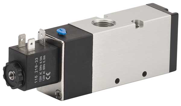 Solenoid Air Control Valve, 1/2 In, 120VAC