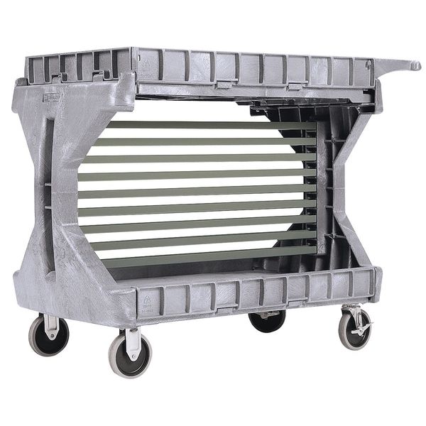 Bin Rail Accessory Kit, Gray, Steel
